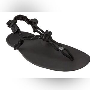 Xeroshoes Women’s Genesis Sandals Black Lightweight Packable size 8